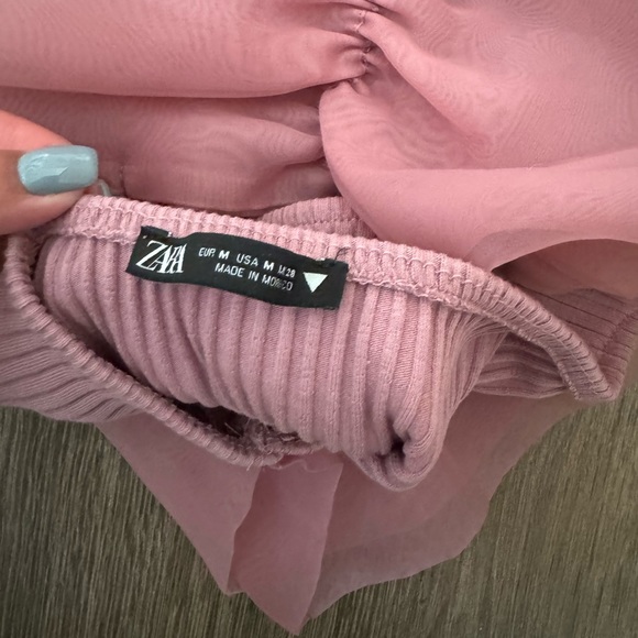 Zara Organza Bandeau Top - Picture 3 of 4